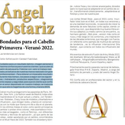 Revista Magazine Angel Ostariz